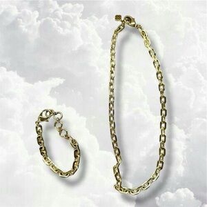 ⭐️Kendra Scott Korinne Chain Necklace & Bracelet in Gold